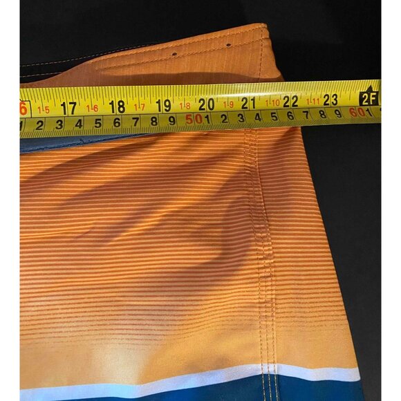 Quiksilver Board Shorts Mens 40 Striped Colorblock Beach Swim Trunks - Picture 4 of 6